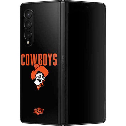 Oklahoma State University OSU Ride Em Cowboy Galaxy Z Fold3 5G Skin