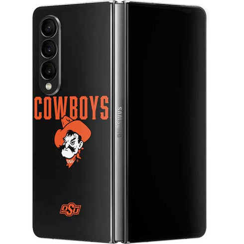 Oklahoma State University OSU Ride Em Cowboy Galaxy Z Fold4 5G Skin