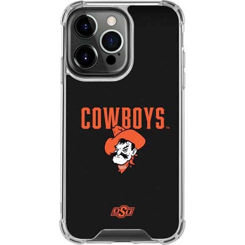 Oklahoma State University OSU Ride Em Cowboy iPhone 13 Pro Clear Case