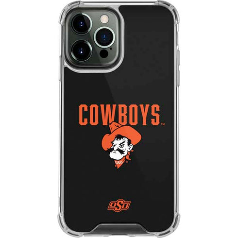 Oklahoma State University OSU Ride Em Cowboy iPhone 14 Pro Max Clear Case