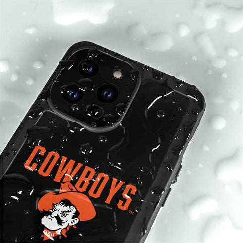 Oklahoma State University OSU Ride Em Cowboy iPhone 14 Pro Max Waterproof Case