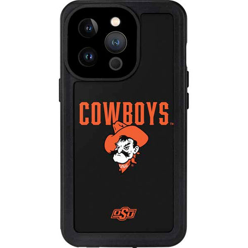 Oklahoma State University OSU Ride Em Cowboy iPhone 14 Pro Waterproof Case