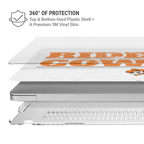 Oklahoma State University OSU Ride Em Cowboy MacBook Pro 16in (2019-20) Case plus Skin