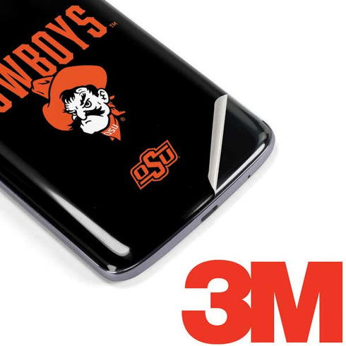 Oklahoma State University OSU Ride Em Cowboy Moto E5 Plus Skin