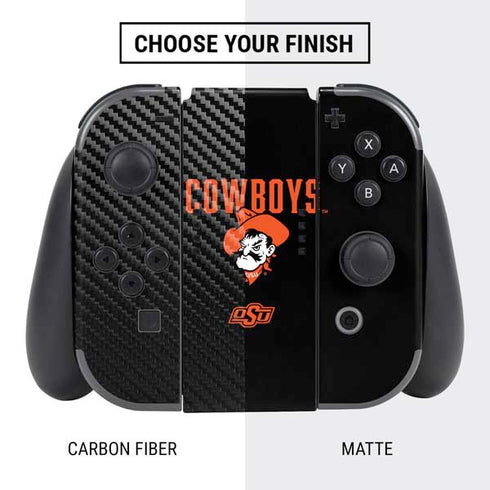 Oklahoma State University OSU Ride Em Cowboy Nintendo Switch Bundle Skin