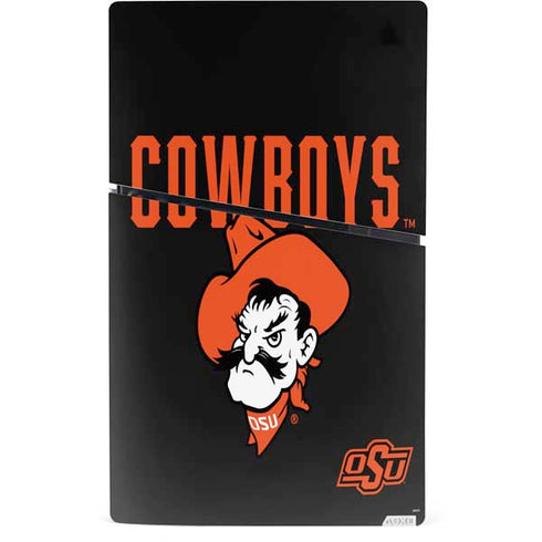Oklahoma State University OSU Ride Em Cowboy PS5 Slim Digital Edition Bundle Skin