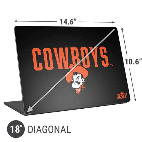 Oklahoma State University OSU Ride Em Cowboy Universal Laptop 18in (14.6 x 10.6in) Skin