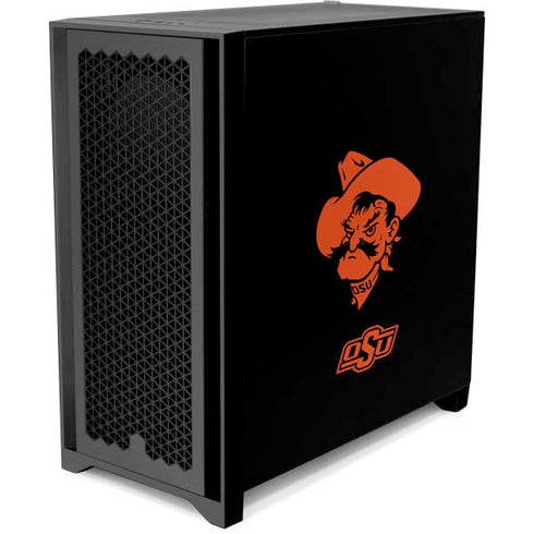 Oklahoma State University OSU Cowboys Corsair 4000D Tempered Glass Mid-Tower ATX Case Skin