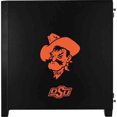 Oklahoma State University OSU Cowboys Corsair 4000D Tempered Glass Mid-Tower ATX Case Skin