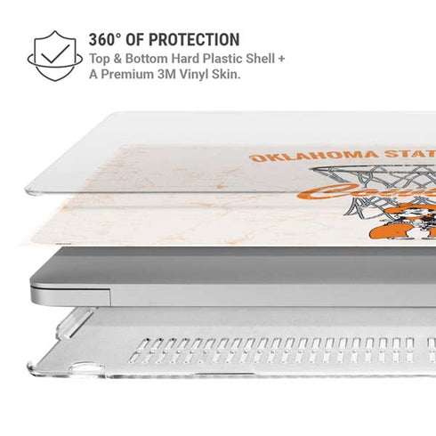 Oklahoma State University OSU Cowboys MacBook Pro 16in (2019-20) Case plus Skin