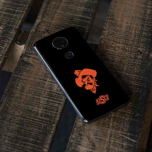 Oklahoma State University OSU Cowboys Moto E5 Plus Skin