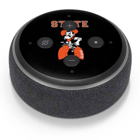 Oklahoma State University OSU Cowboys Orange Amazon Echo Dot Skin
