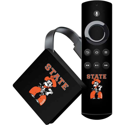 Oklahoma State University OSU Cowboys Orange Amazon Fire TV Skin