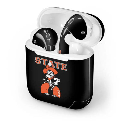 Oklahoma State University OSU Cowboys Orange Apple AirPods 2 Skin