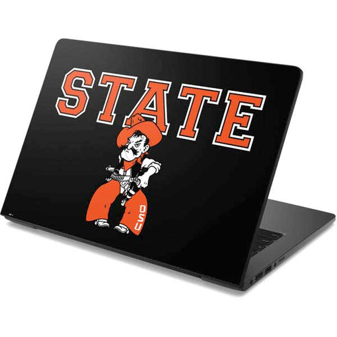 Oklahoma State University OSU Cowboys Orange Dell Chromebook Skin