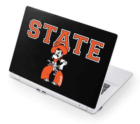 Oklahoma State University OSU Cowboys Orange Acer Chromebook Skin