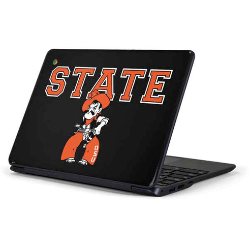 Oklahoma State University OSU Cowboys Orange Samsung Chromebook Skin