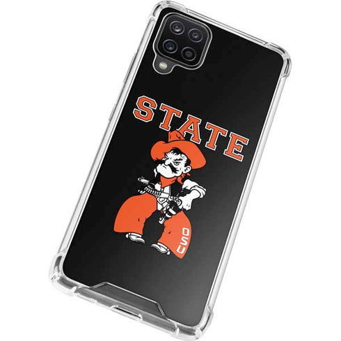 Oklahoma State University OSU Cowboys Orange Galaxy A12 Clear Case