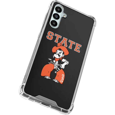 Oklahoma State University OSU Cowboys Orange Galaxy A14 5G Clear Case