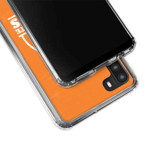 Oklahoma State University OSU Cowboys Orange Galaxy A21 Clear Case