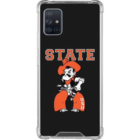 Oklahoma State University OSU Cowboys Orange Galaxy A51 5G Clear Case
