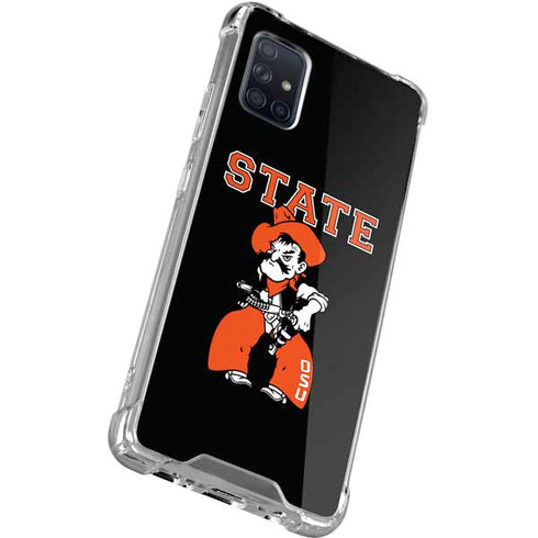 Oklahoma State University OSU Cowboys Orange Galaxy A51 5G Clear Case
