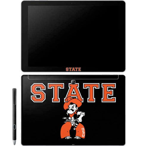 Oklahoma State University OSU Cowboys Orange Galaxy Book 12in Skin
