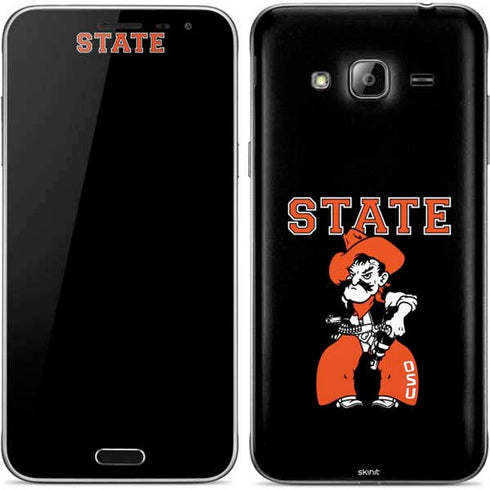 Oklahoma State University OSU Cowboys Orange Galaxy J3 Skin