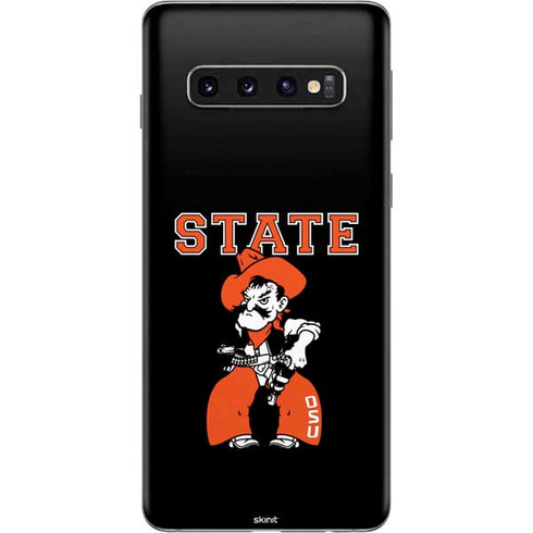 Oklahoma State University OSU Cowboys Orange Galaxy S10 Skin