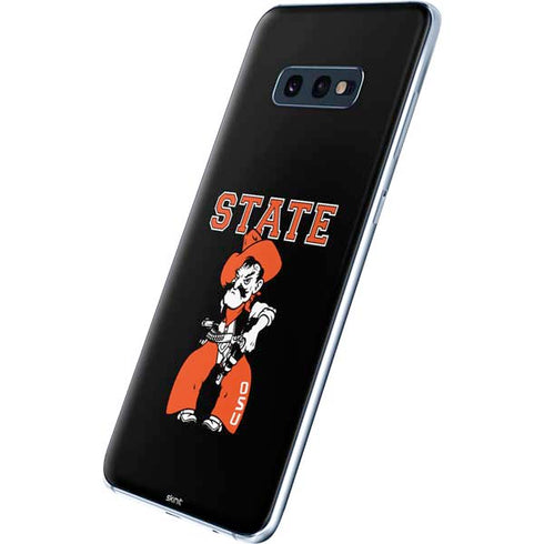 Oklahoma State University OSU Cowboys Orange Galaxy S10e Skin
