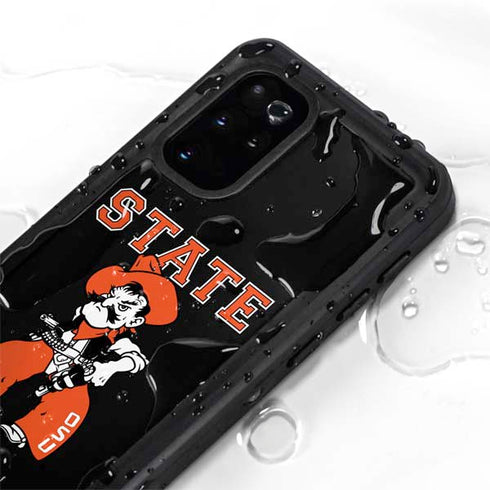 Oklahoma State University OSU Cowboys Orange Galaxy S20 Plus Waterproof Case
