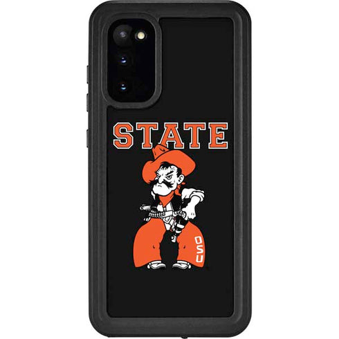 Oklahoma State University OSU Cowboys Orange Galaxy S20 Waterproof Case