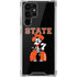 Oklahoma State University OSU Cowboys Orange Galaxy S22 Ultra Clear Case
