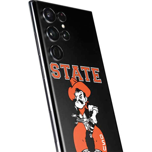 Oklahoma State University OSU Cowboys Orange Galaxy S22 Ultra Skin