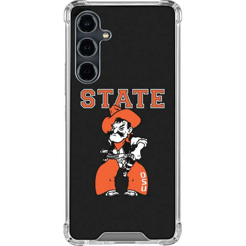 Oklahoma State University OSU Cowboys Orange Galaxy S23 FE Clear Case