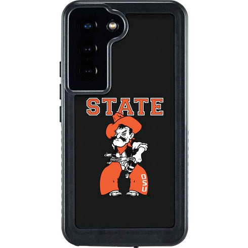 Oklahoma State University OSU Cowboys Orange Galaxy S23 Waterproof Case