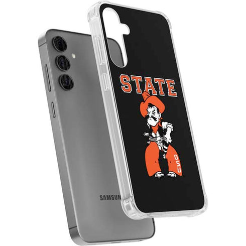 Oklahoma State University OSU Cowboys Orange Galaxy S24 Plus Clear Case
