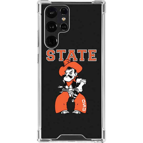 Oklahoma State University OSU Cowboys Orange Galaxy S24 Ultra Clear Case