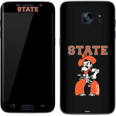 Oklahoma State University OSU Cowboys Orange Galaxy S7 Skin