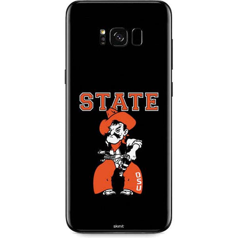 Oklahoma State University OSU Cowboys Orange Galaxy S8 Skin