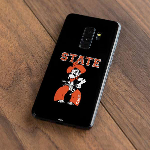 Oklahoma State University OSU Cowboys Orange Galaxy S9 Plus Skin