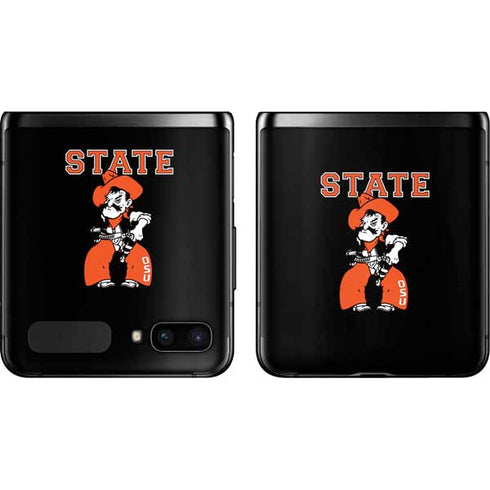Oklahoma State University OSU Cowboys Orange Galaxy Z Flip Skin