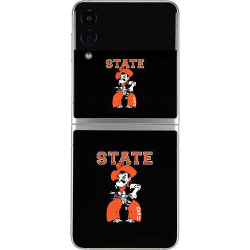 Oklahoma State University OSU Cowboys Orange Galaxy Z Flip3 5G Skin