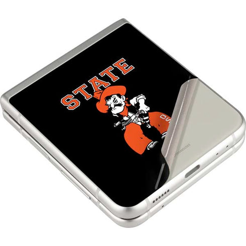 Oklahoma State University OSU Cowboys Orange Galaxy Z Flip3 5G Skin