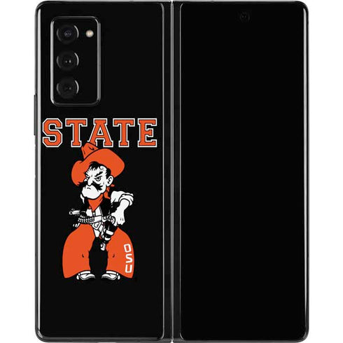 Oklahoma State University OSU Cowboys Orange Galaxy Z Fold2 5G Skin