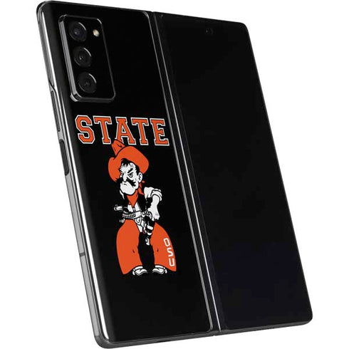 Oklahoma State University OSU Cowboys Orange Galaxy Z Fold2 5G Skin