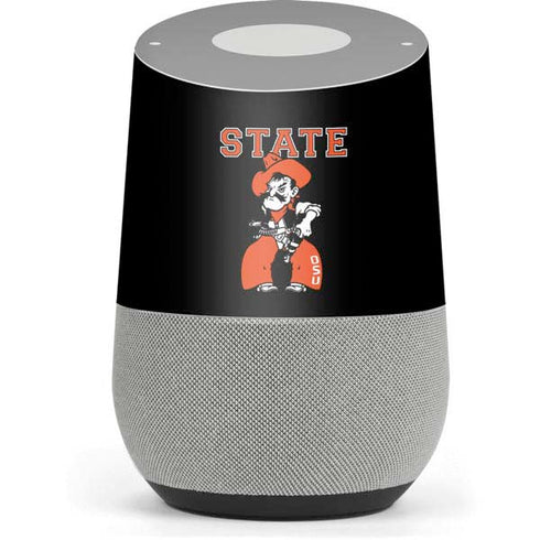 Oklahoma State University OSU Cowboys Orange Google Home Skin