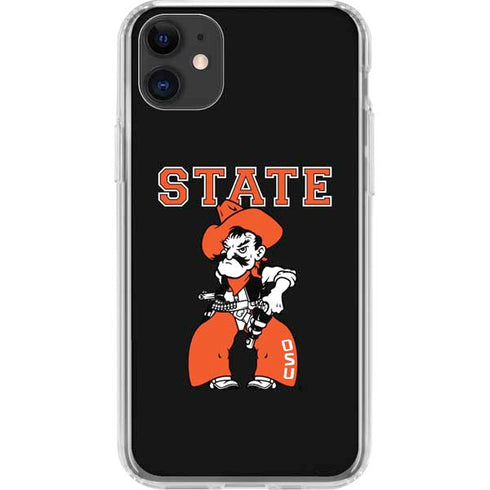 Oklahoma State University OSU Cowboys Orange iPhone 11 Clear Case