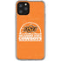 Oklahoma State University OSU Cowboys Orange iPhone 11 Pro Clear Case