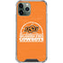 Oklahoma State University OSU Cowboys Orange iPhone 11 Pro Max Clear Case